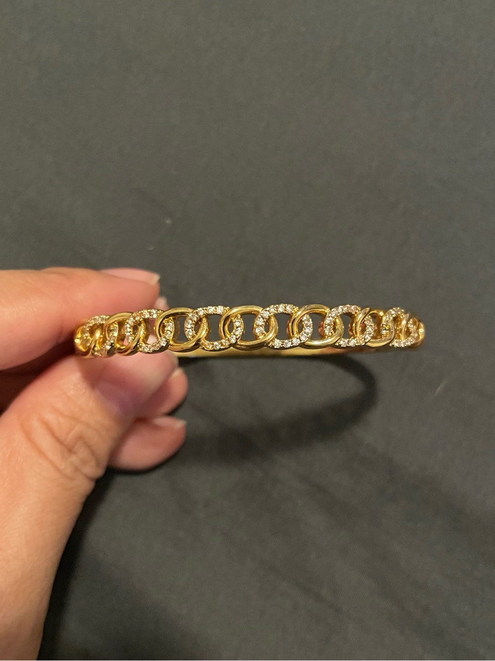 New - 14k gold plated bangle